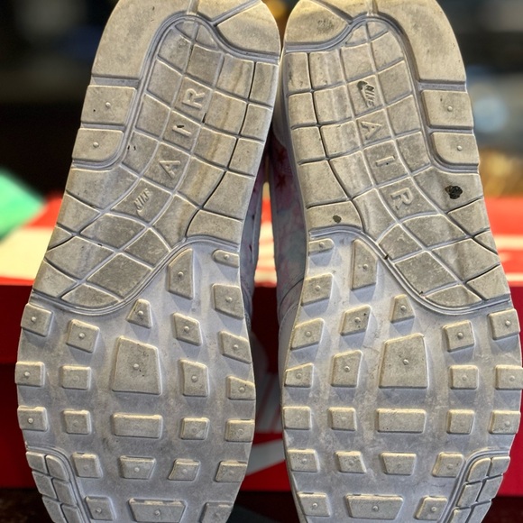 ๐ Nike Womenโs Air Max 1 Cherry Blossom print 528898 ๐ Sz 9 - Picture 7 of 12